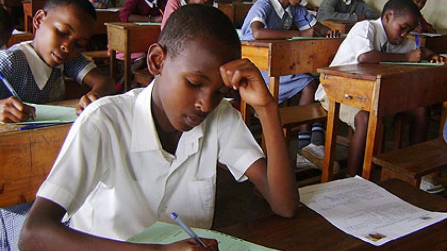 Focused Student in Exam